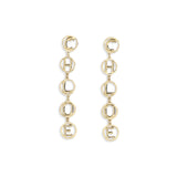 Script drop Earrings