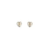 VLogo Signature Earrings in metal and pearls