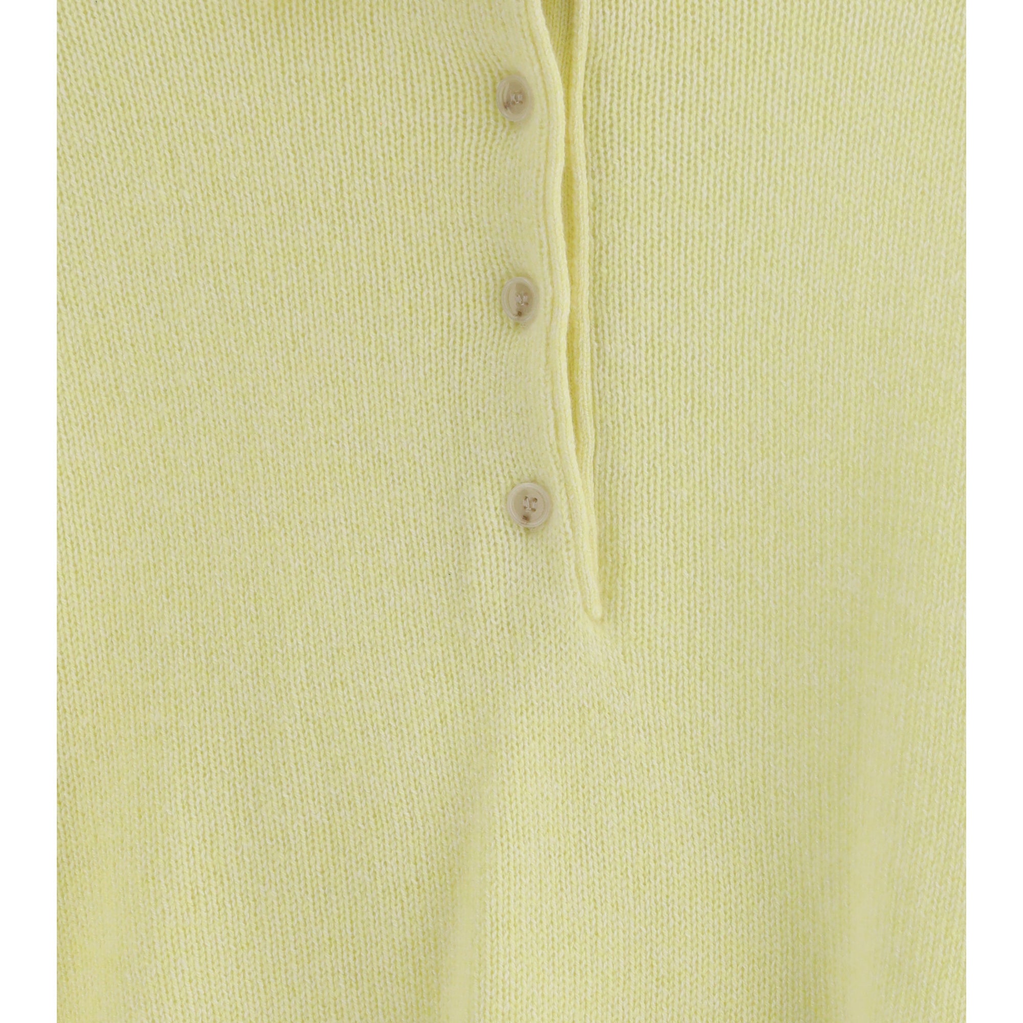 Short-sleeve polo neck Sweater