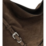 Medium Voyou Shoulder Bag in glossy leather