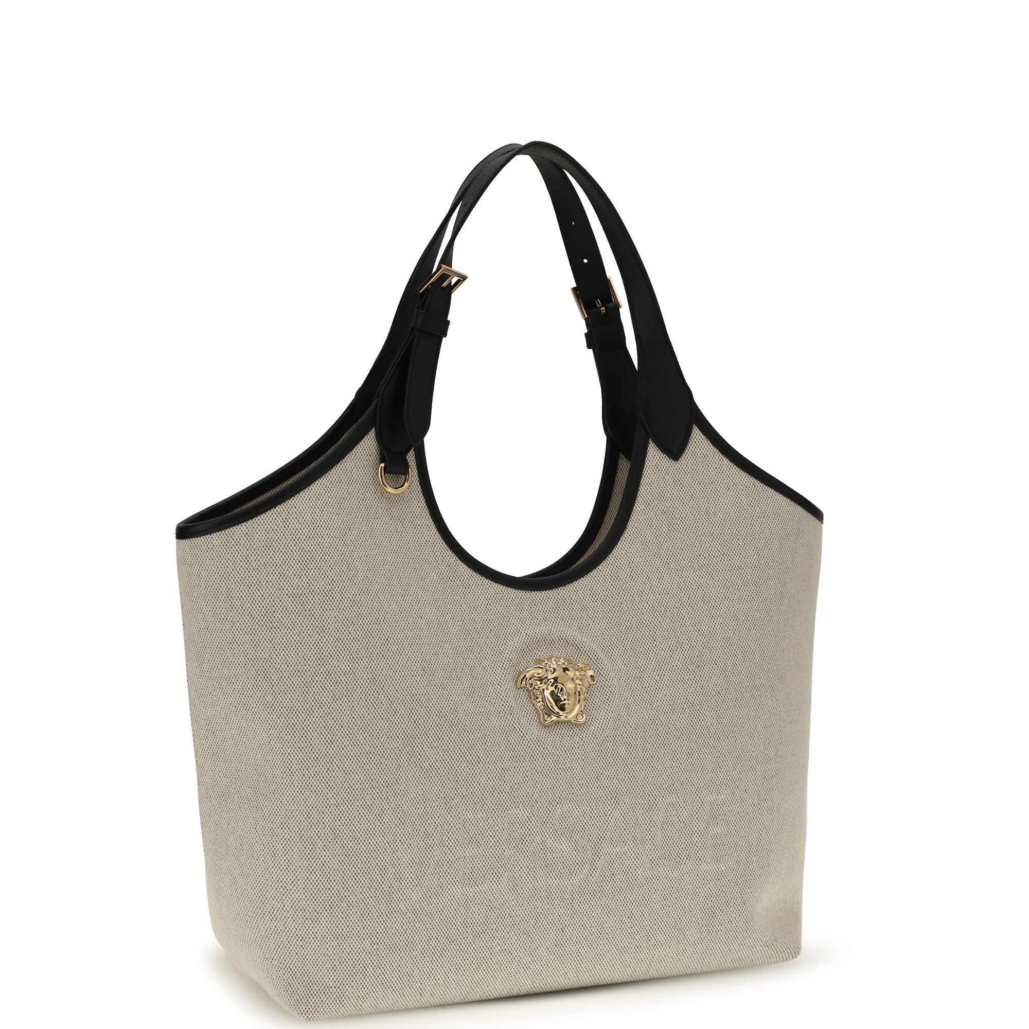 Tote Fabric Calf Leather