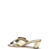 LACQUERED BUCKLE MULE 45