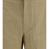 Textured check cotton Pants