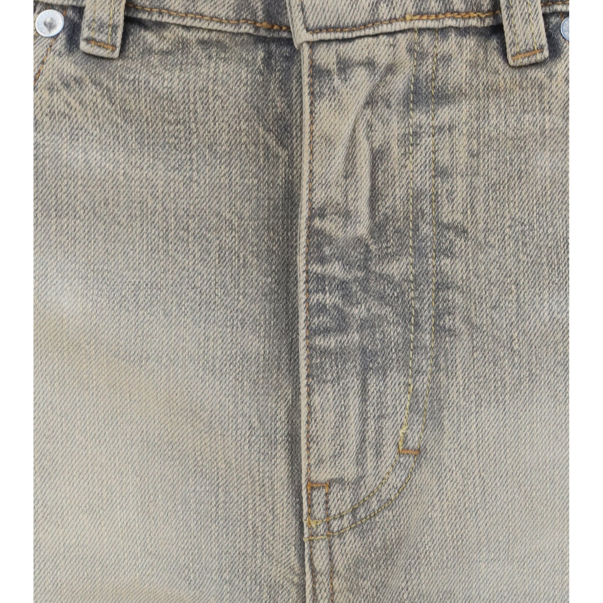 Straight-leg denim Jeans