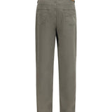 Jeans with turn-up hem