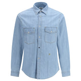 Shirt with flap pockets