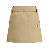 Cotton gabardine Miniskirt
