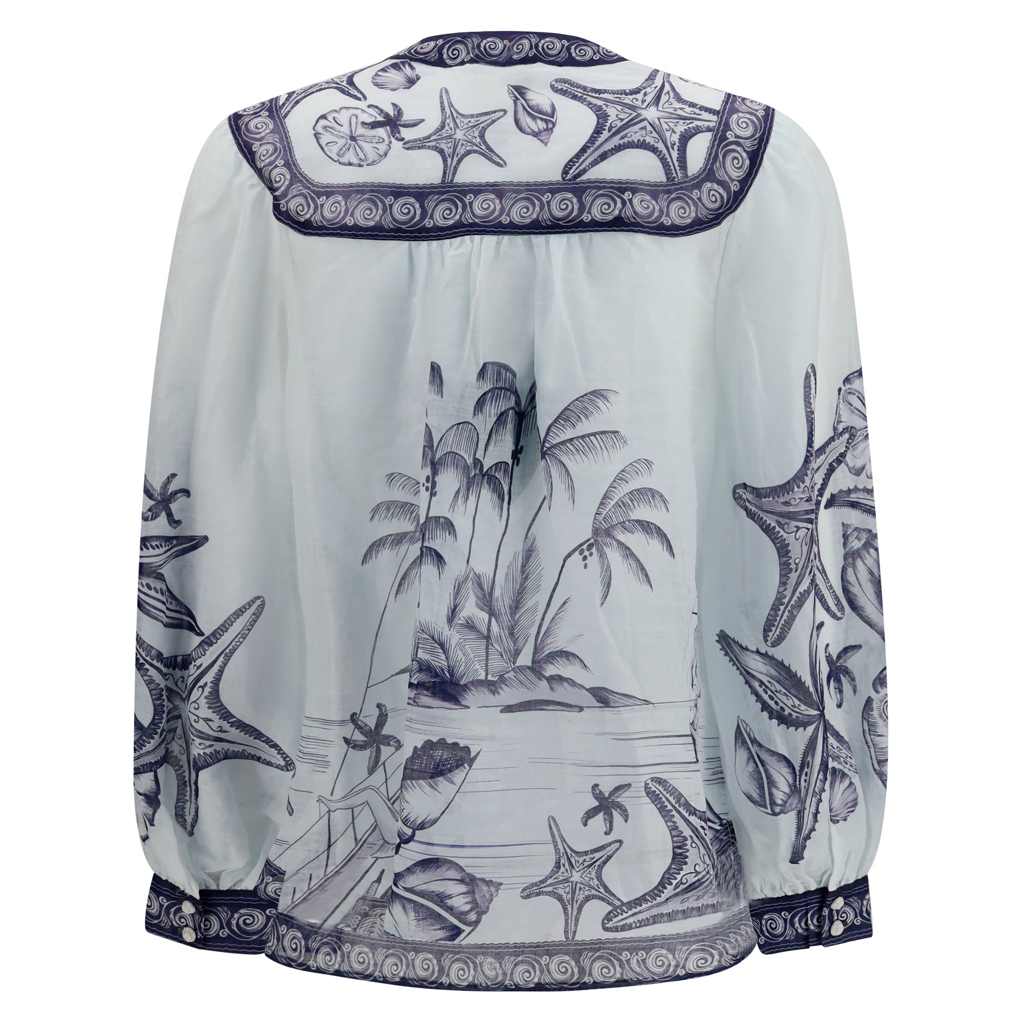 Seaside print Blouse