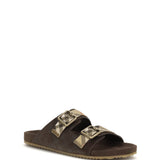 Check suede Urchin Sandals