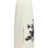 Long linen and cotton Skirt