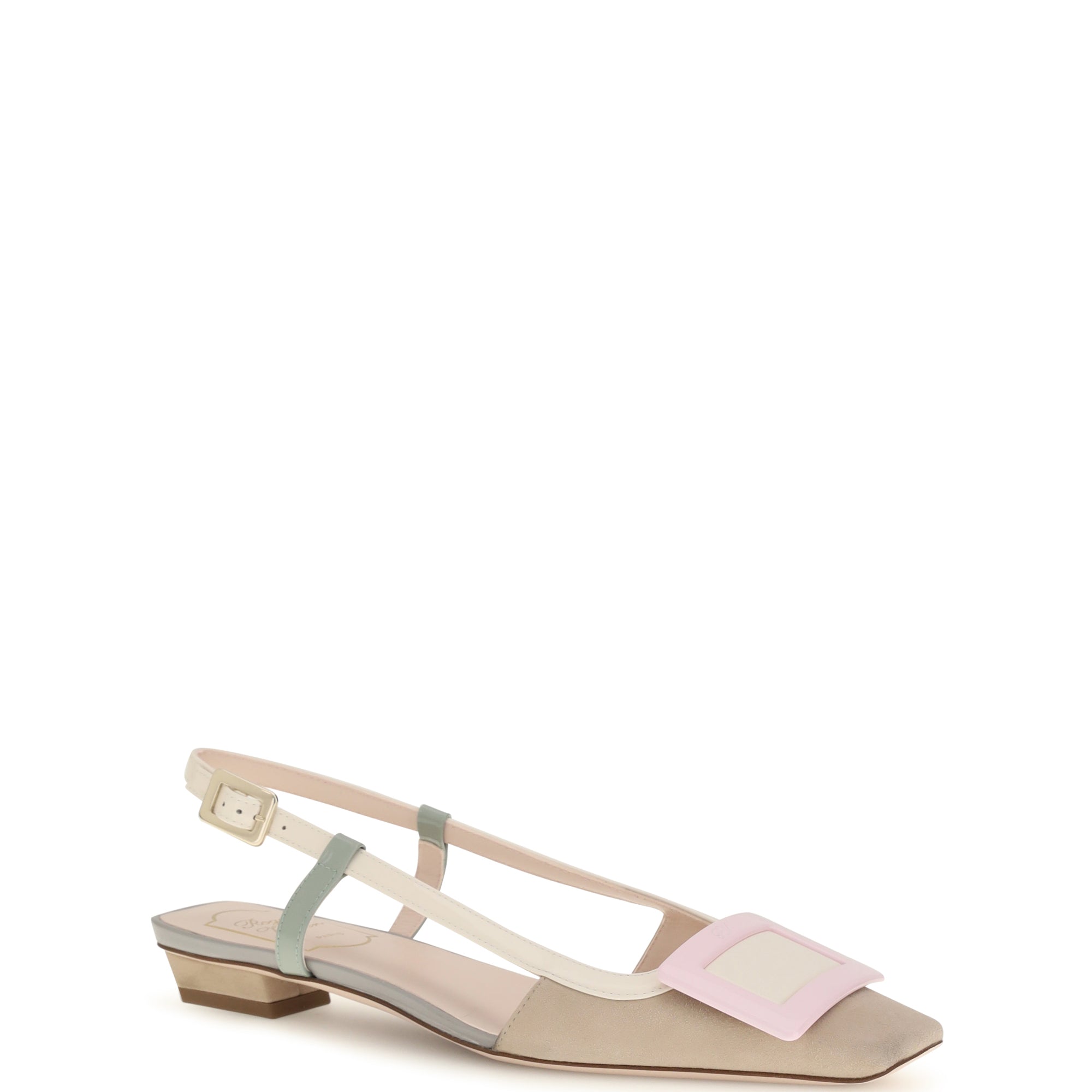 Suede Belle Vivier slingback Ballerinas