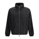FF jacquard zipped reversible Windbreaker