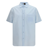 Short-sleeve cotton blend Shirt
