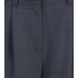 Tropical wool tailored Pants with Monili detail