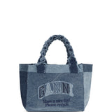 Medium trapeze denim Shopper