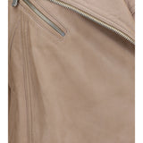 Leather biker Jacket