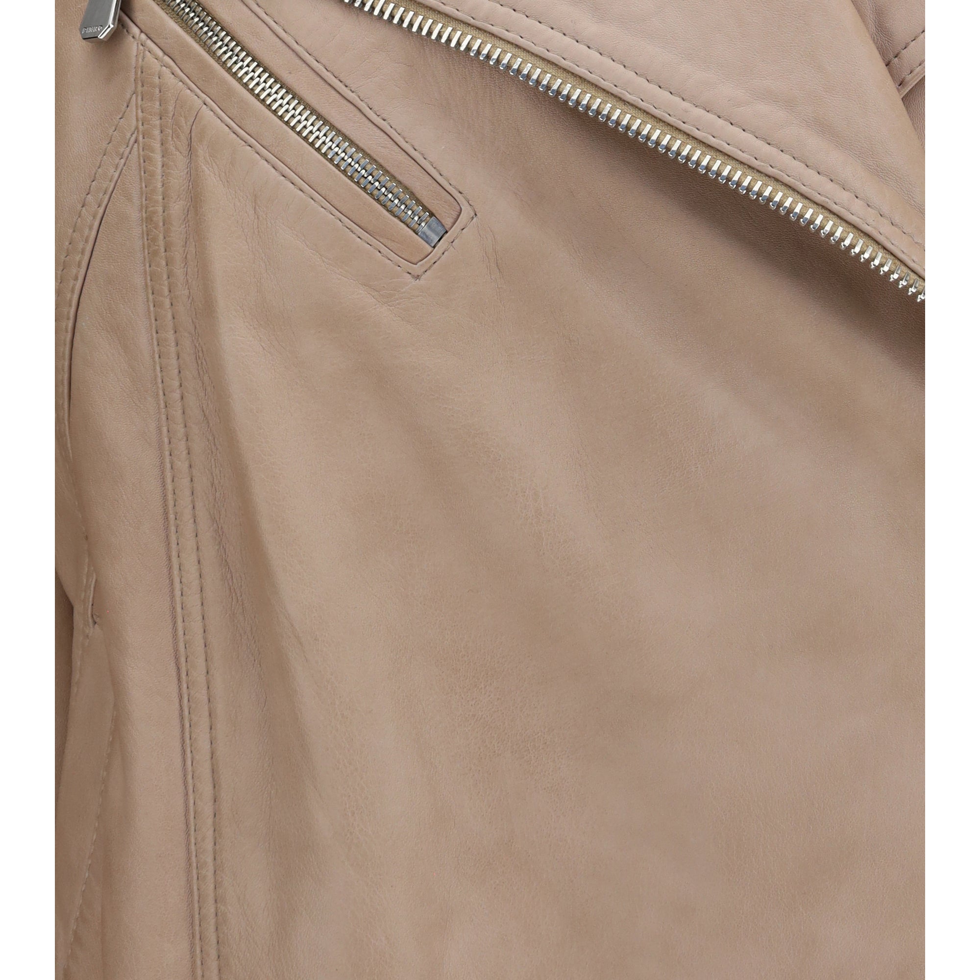 Leather biker Jacket