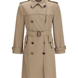 Double-breasted belted Trench