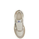 Terrace leather and Check Sneakers