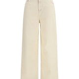 Wide-leg cotton denim Jeans