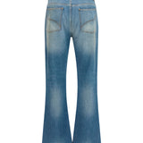 Slash flared distressed Jeans