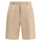 Cotton and linen Shorts