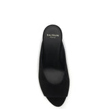 Suede open-toe Mules