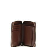 Leather zip-around Wallet