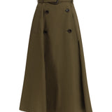 Trench midi Skirt