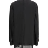 Reversible drip single breasted Blazer