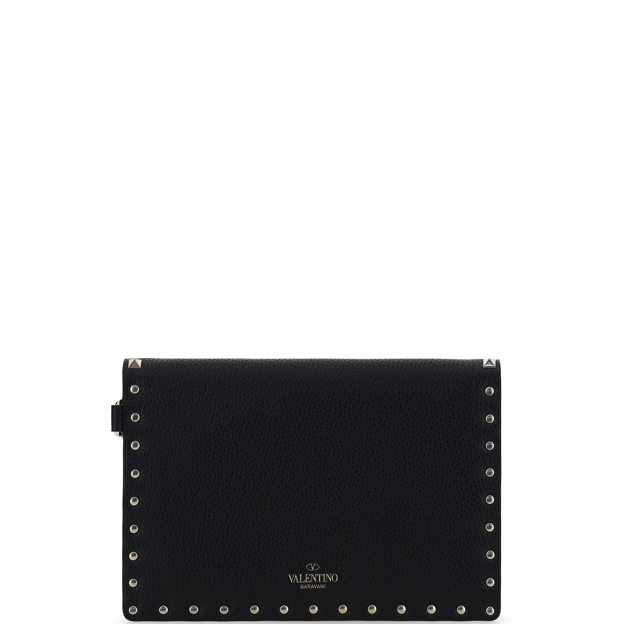 Rockstud Pouch in leather