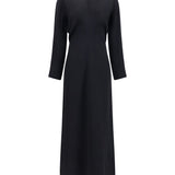 Long-sleeve low-waist Dress