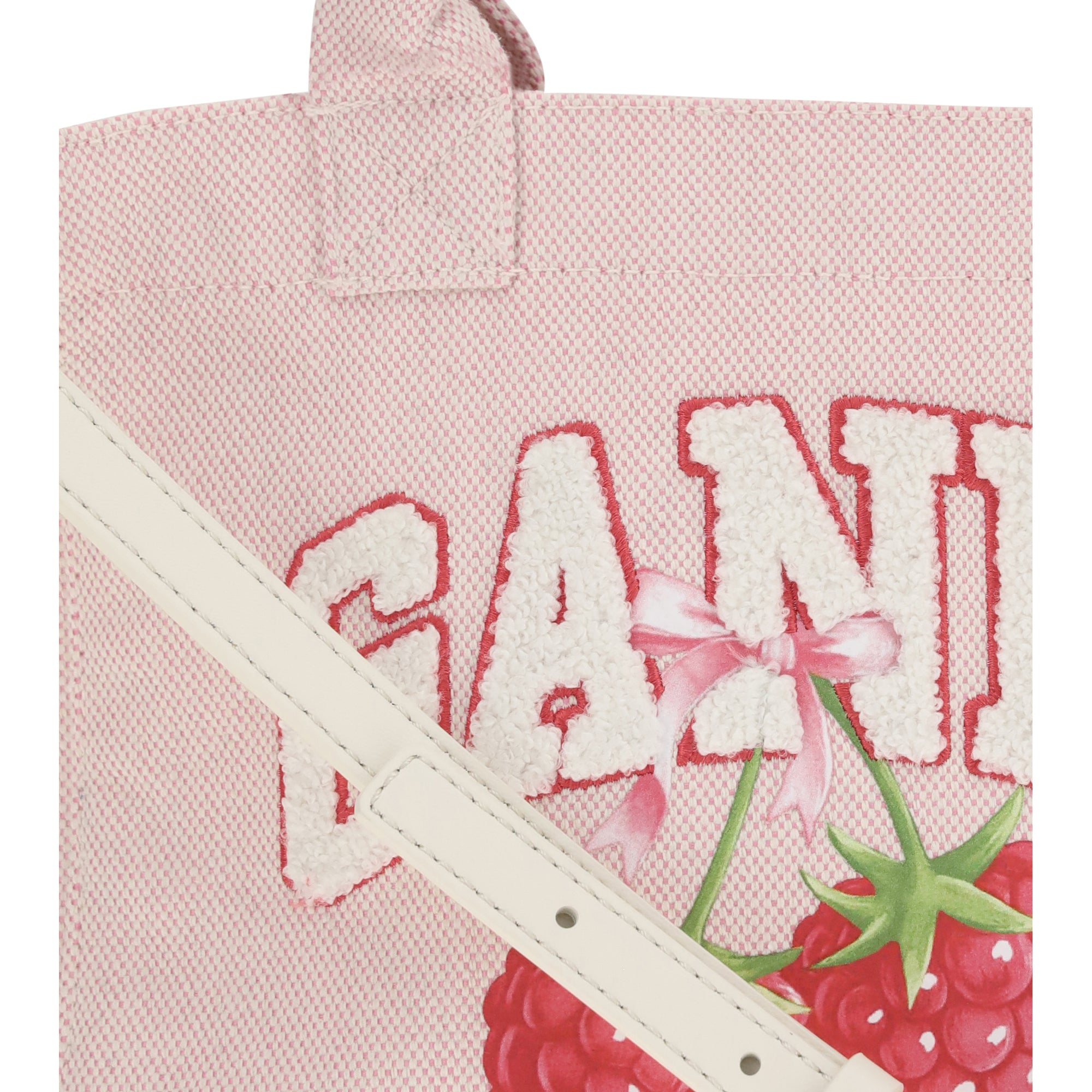 Small easy Shopper raspberry print