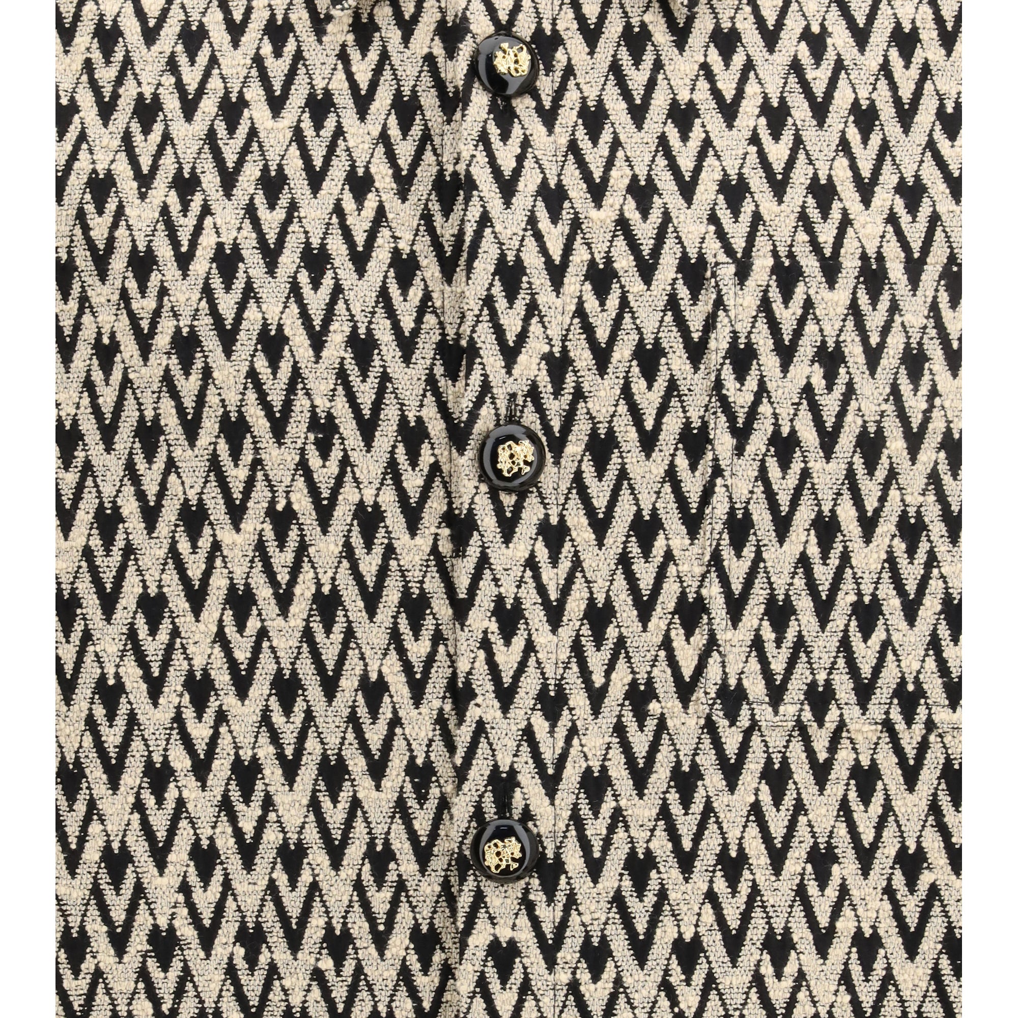 Mixed cotton jacquard Toute La V Jacket