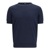 Short-sleeved knit T-shirt
