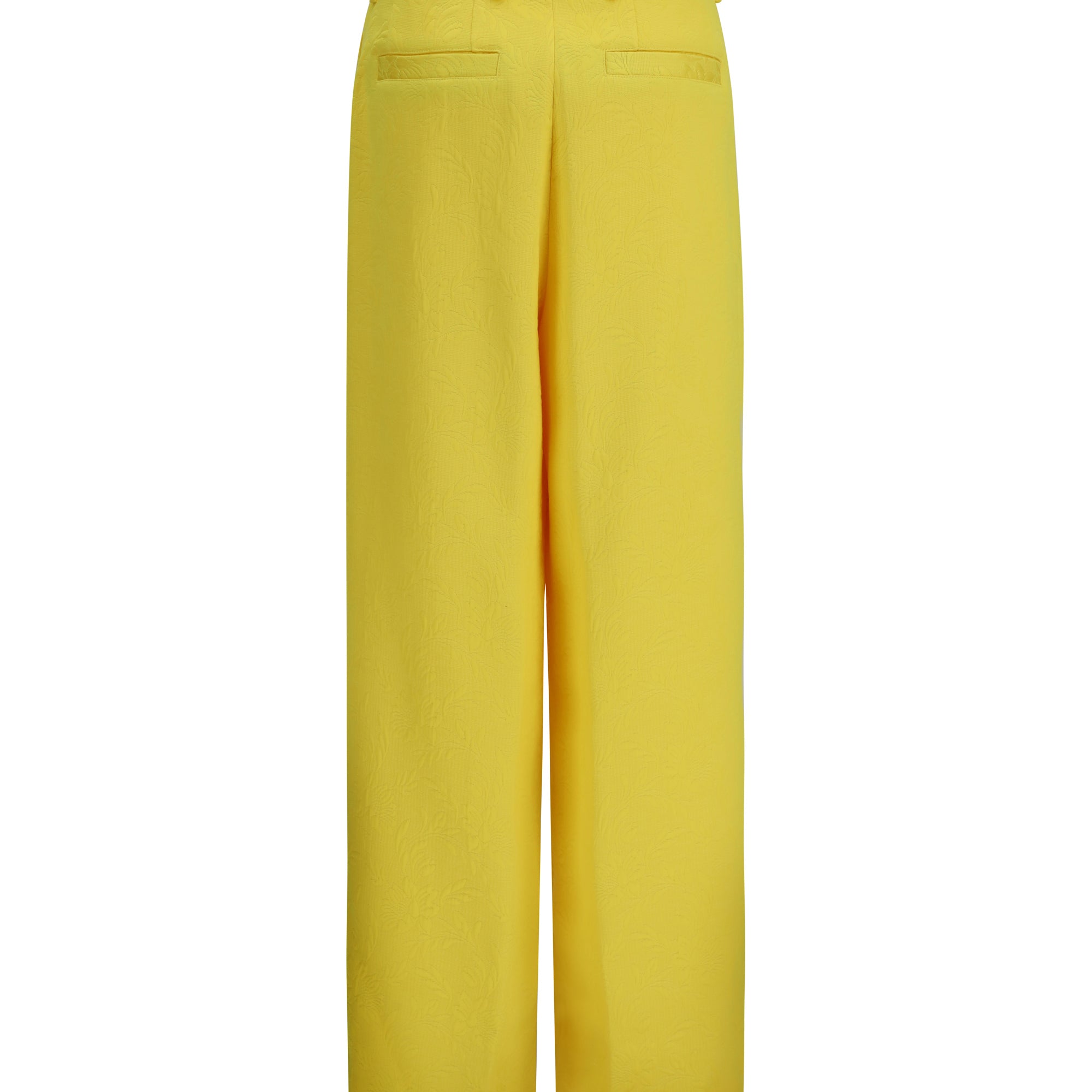 Wide-leg Pants with all-over jacquard pattern