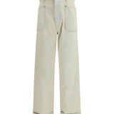 Jeans in cotton with patch pockets