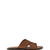 Flex cross leather Slide Sandals