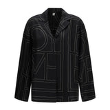 Silk Shirt with all-over monogram