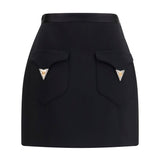 Wool mini Skirt