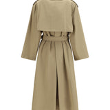 Oversized double-breasted Trench