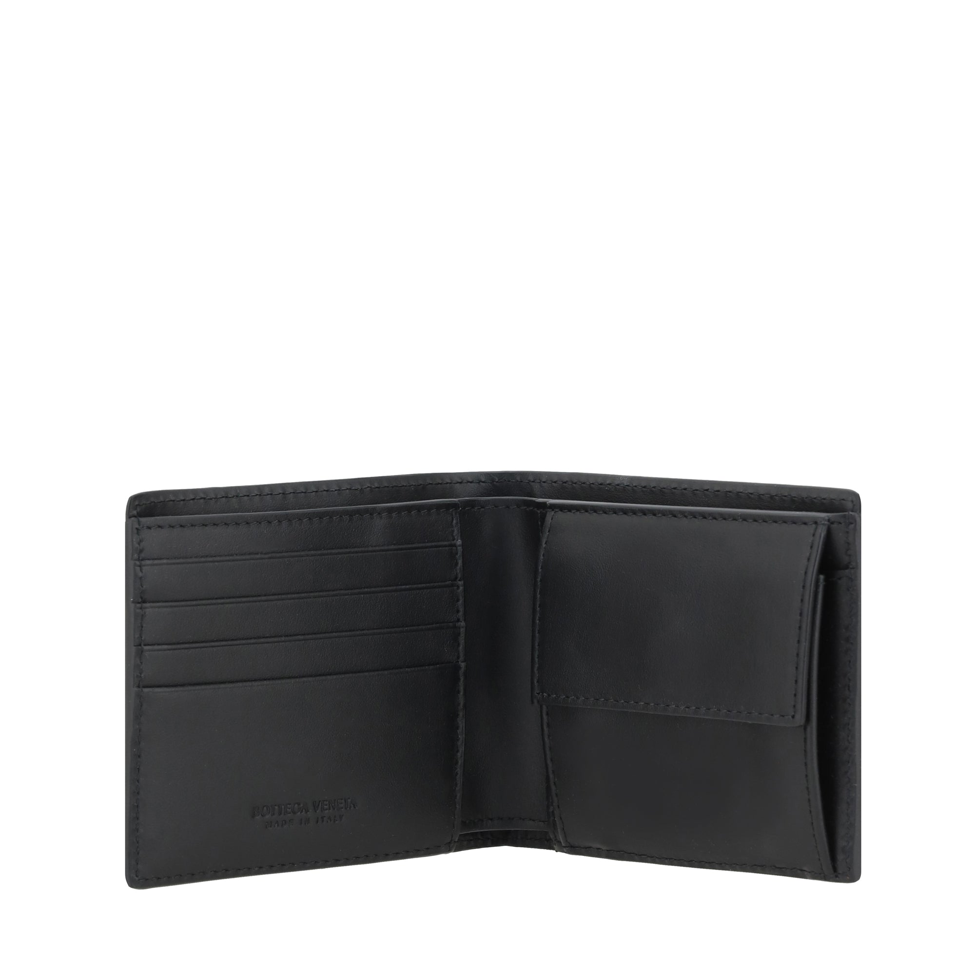 Bifold leather Intrecciato Wallet