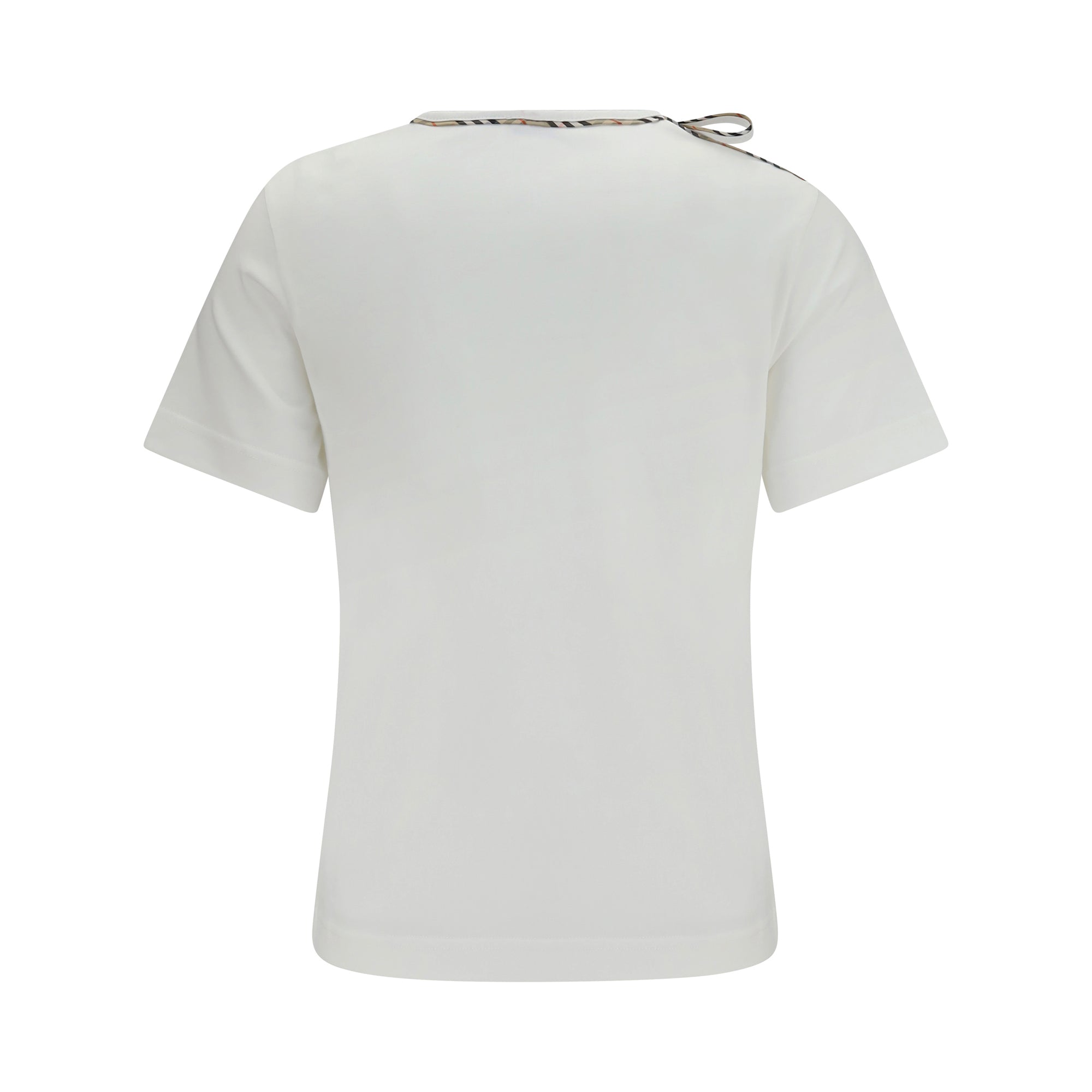 Cotton lace-detail T-shirt