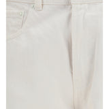 High-rise straight-leg Jeans in cotton