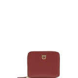 Leather zip-around Wallet
