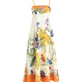 Flores long Dress