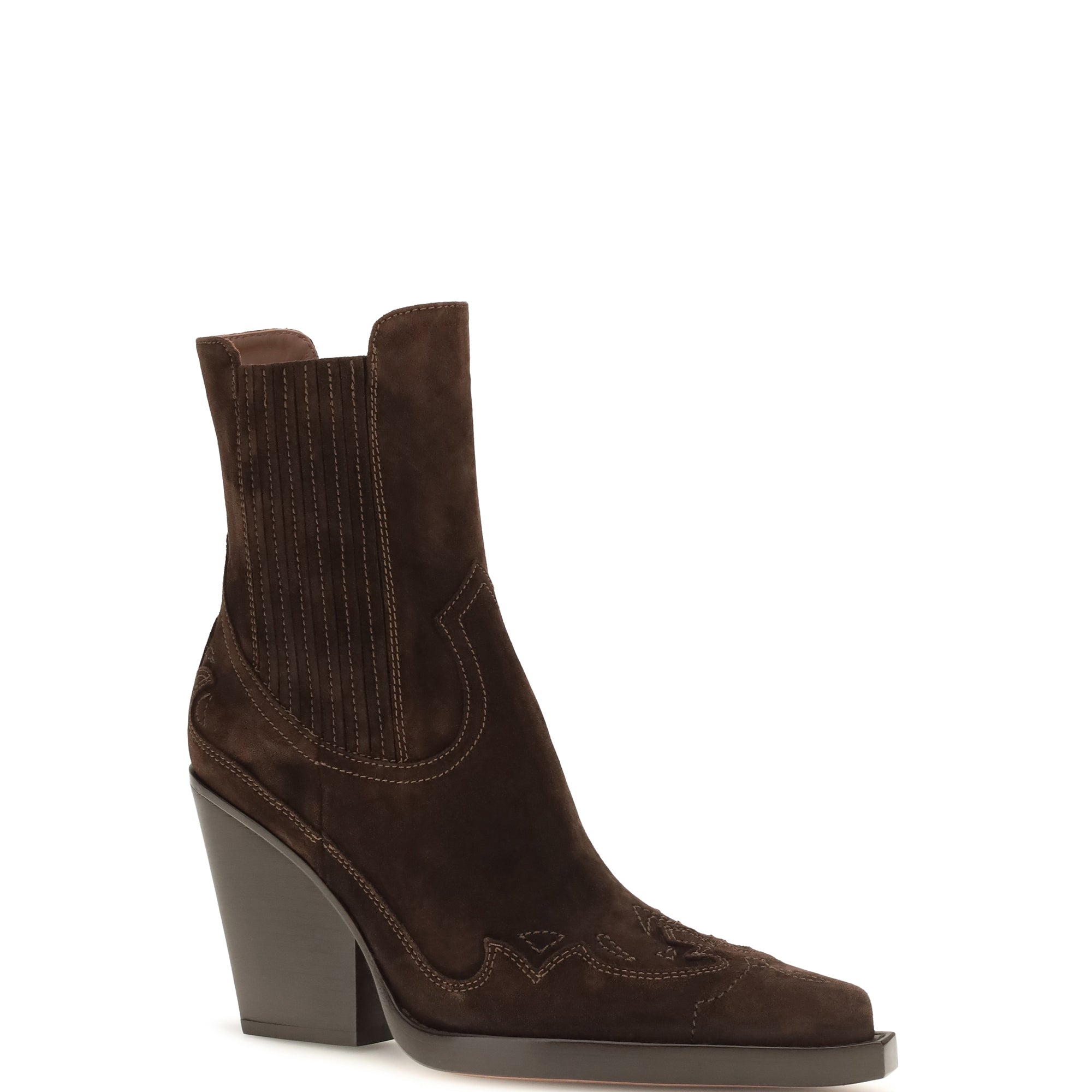 Dallas embroidered Ankle Boots