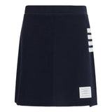 4-bar piqué mini Skirt