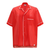 Technical mesh Shirt with reversed 22 print