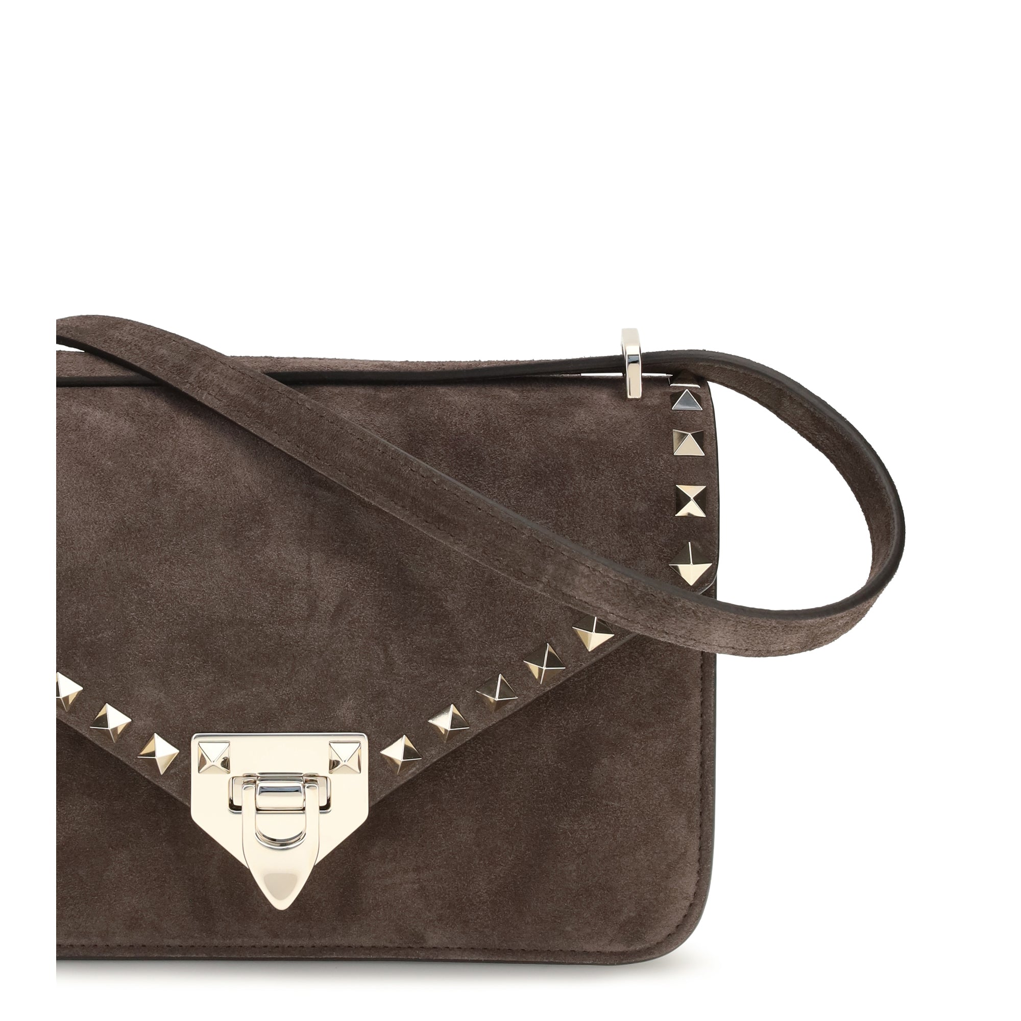 Rockstud mini suede Shoulder Bag